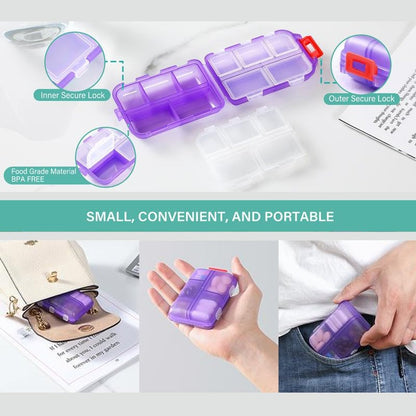 🌸Mother's Day Sale 50% OFF🔥Travel Pill Organizer Box (161 Labels for Customization)