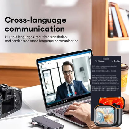 🎁ONLY $19.99🔥Wireless Bluetooth Translation Earphone With LED display screen(Fit iOS & Android)