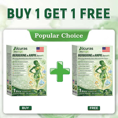 🧬 Alcuras™ Moringa + Berberine AMPK Slimming Patch