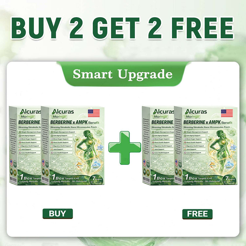 🔥Official Store| 🧑‍⚕️Alcuras™ Moringa × Berberine × AMPK 8-Benefit Slimming & Metabolic Nano Microneedle Patch 🇺🇸  Just once a day · Visible changes in 7 days  ✅ For obesity, loose skin, diabetes, sleep apnea, joint issues, and more