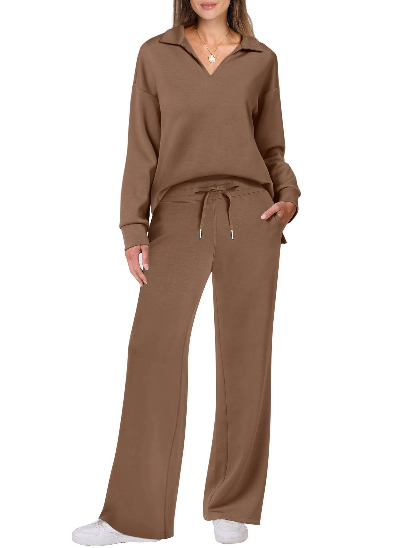 💥 Women's 2 Piece Sets Outfits Casual Long Sleeve Sweatsuits Sets
