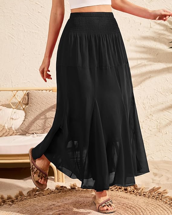 FREE SHIPPING💐Women’s Chiffon Pleated A-Line Skirt