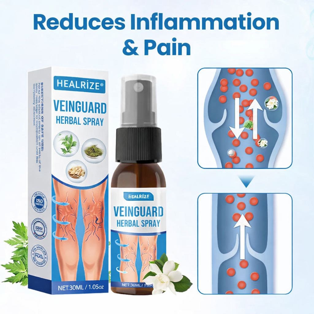 HEALRIZE® VeinGuard Herbal Spray-✅ Clinically proven to eliminate varicose veins in just 7 days!